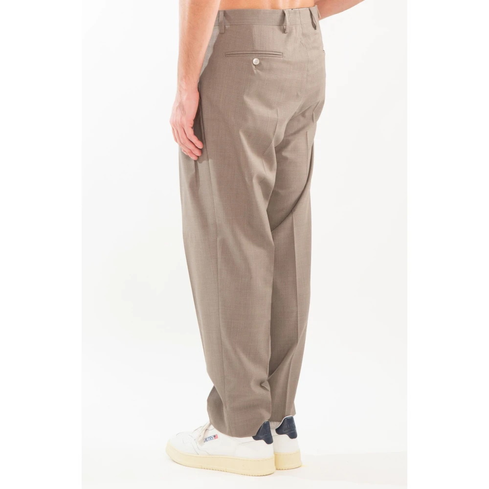 Briglia Verfijnde wollen broek Beige Heren