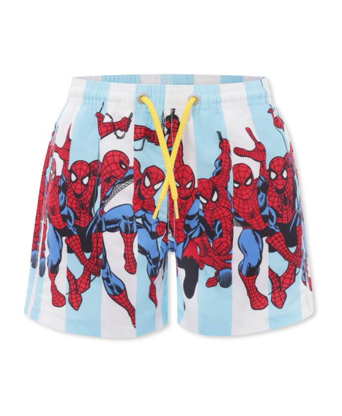 spiderman-gestreepte-zwembroek