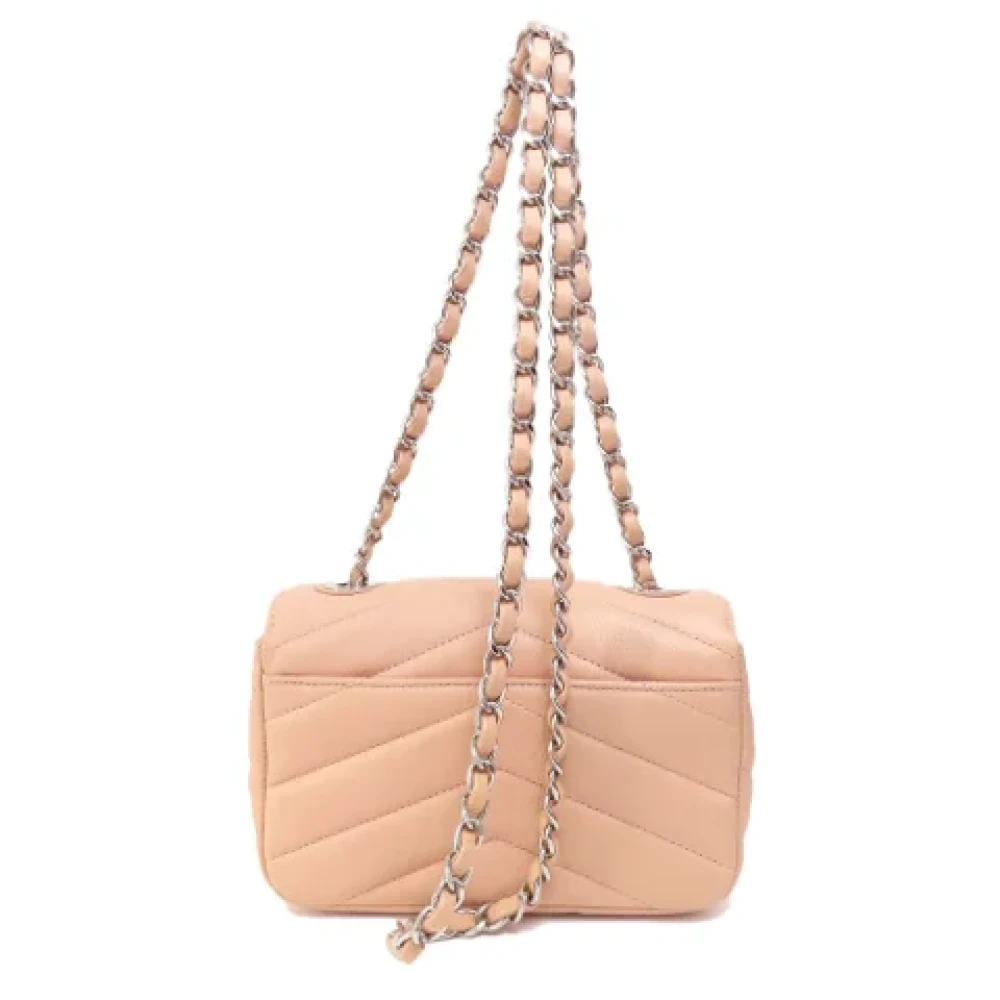 Chanel Vintage Pre-owned Fabric chanel-bags Pink Dames