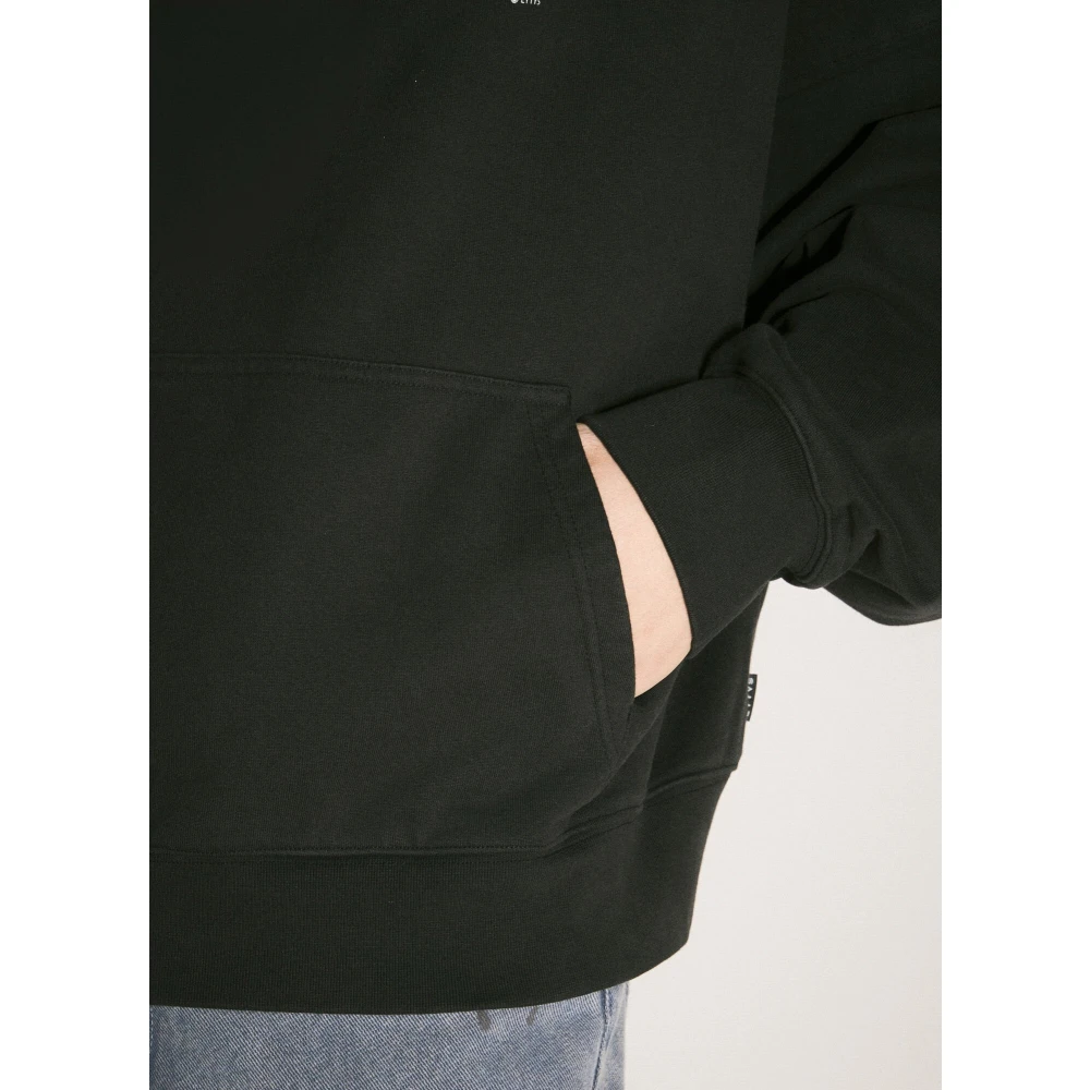Eytys Geborduurde Hoodie van Katoen Black Heren
