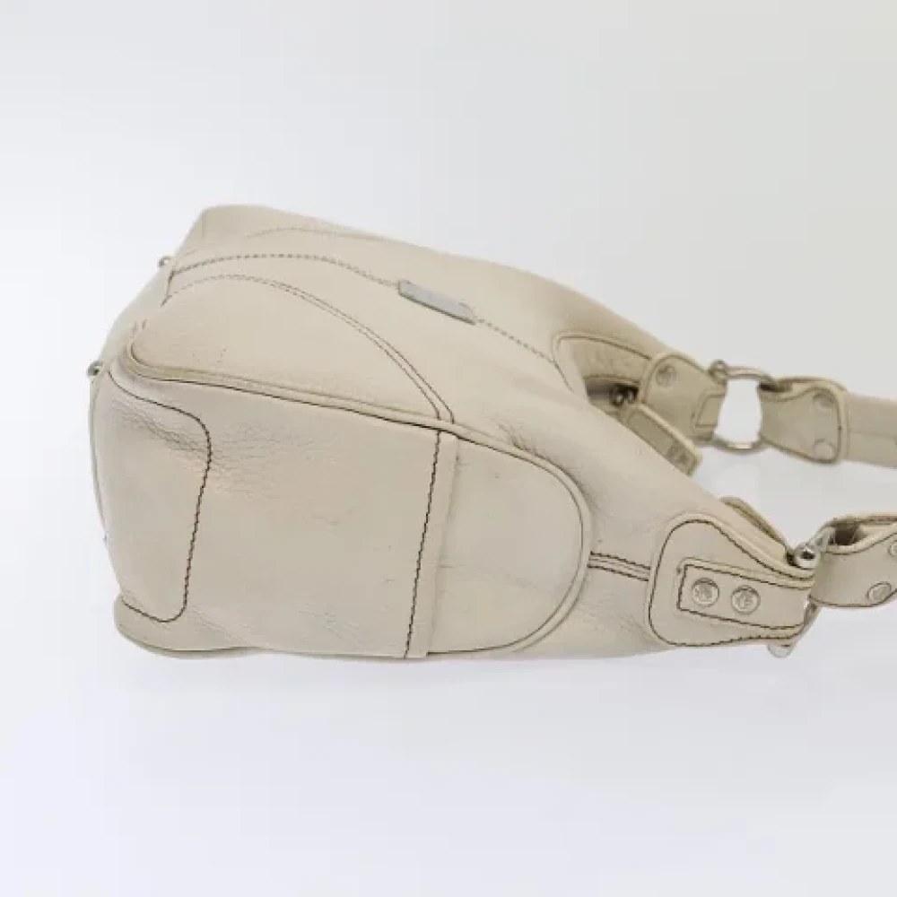 MCM Pre-owned Leather shoulder-bags White Dames