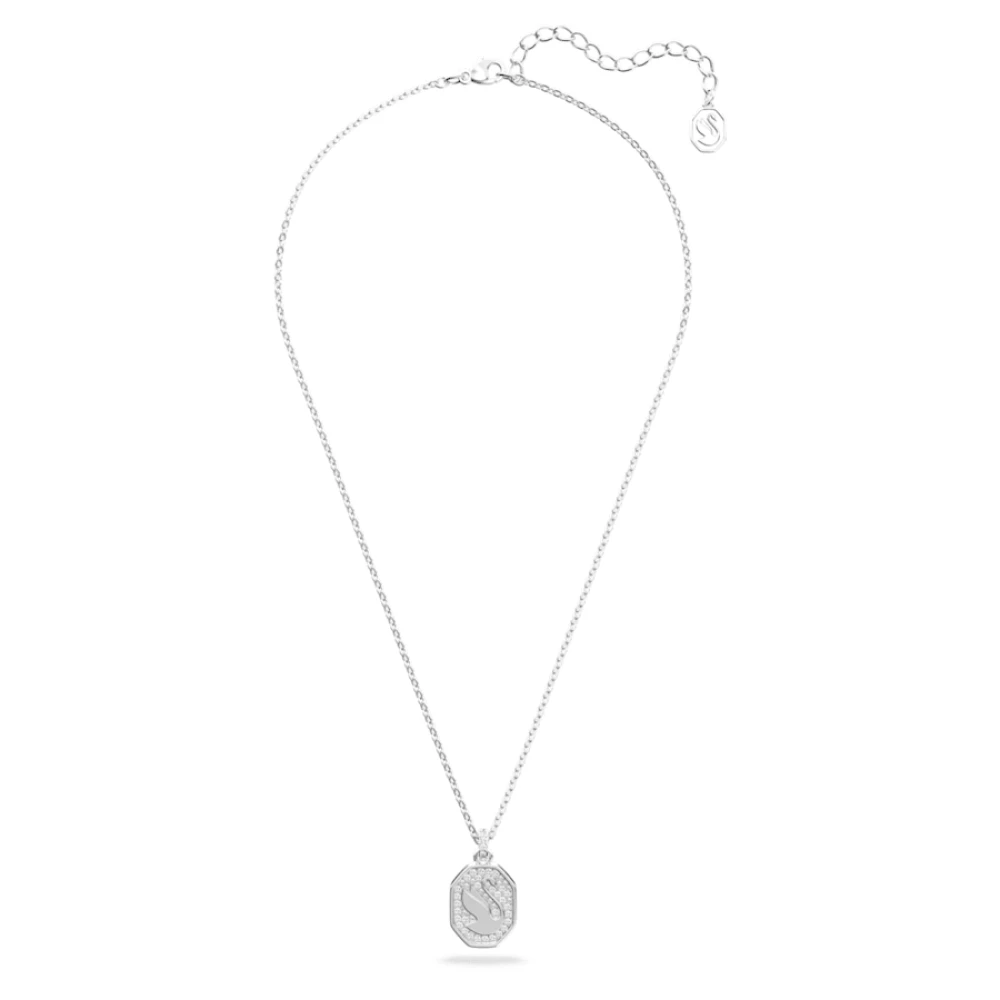 Swarovski Women's Gray Swan Pendant Necklace