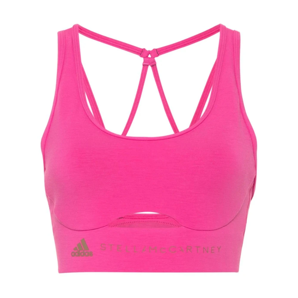 Adidas by stella mccartney TST BRA voor actieve vrouwen Pink Dames