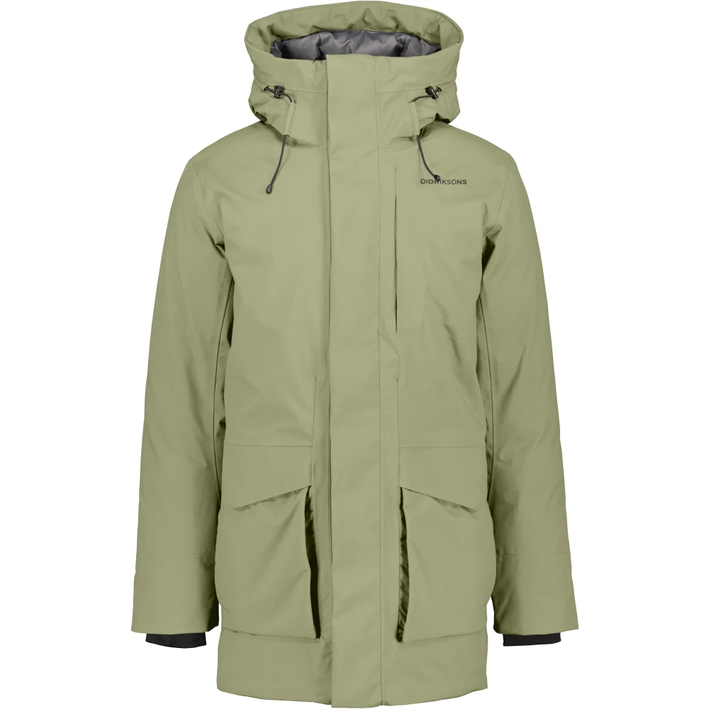 Didriksons Waterdichte Parka met 8 Zakken Green Heren