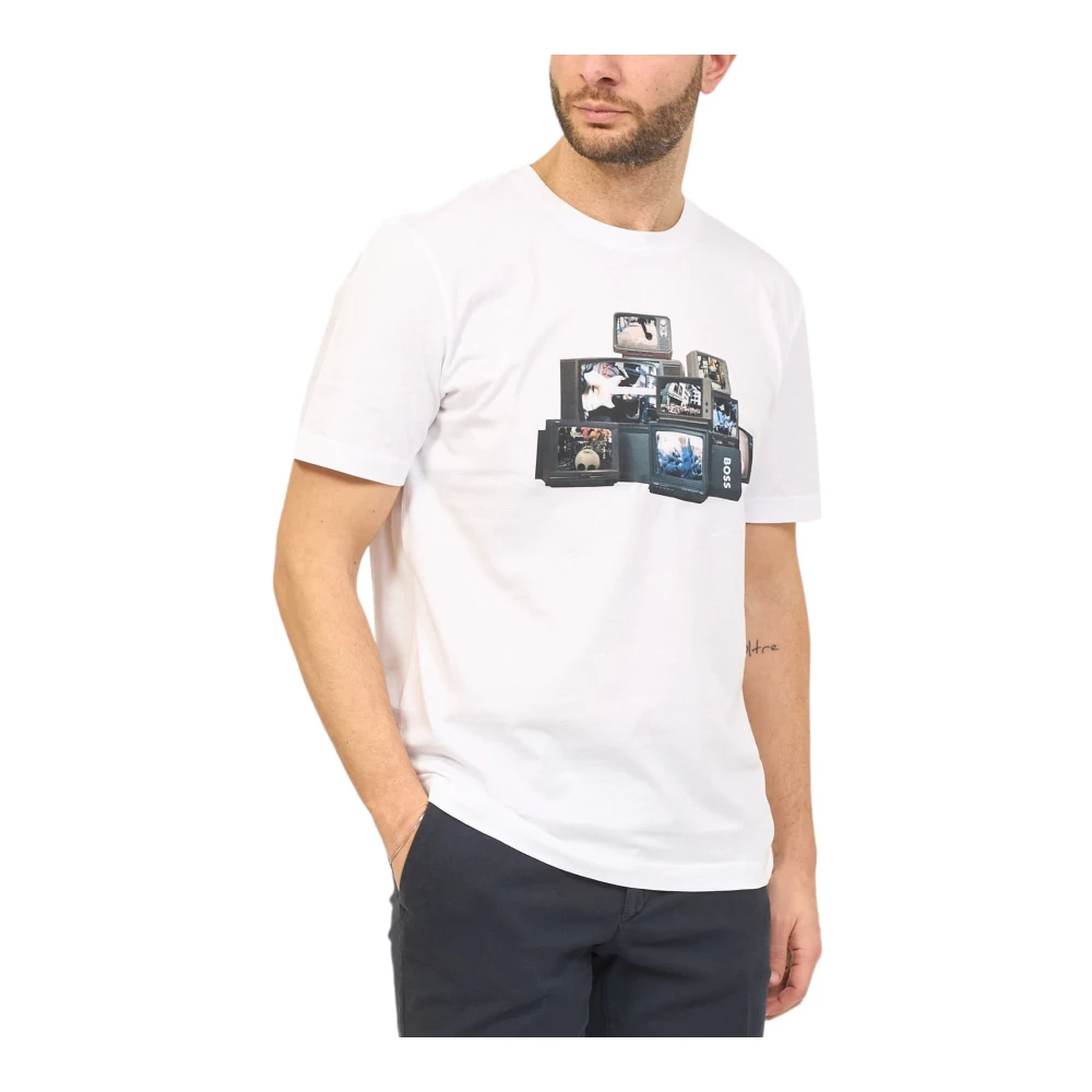 Hugo Boss Korte Mouw T-shirt White Heren