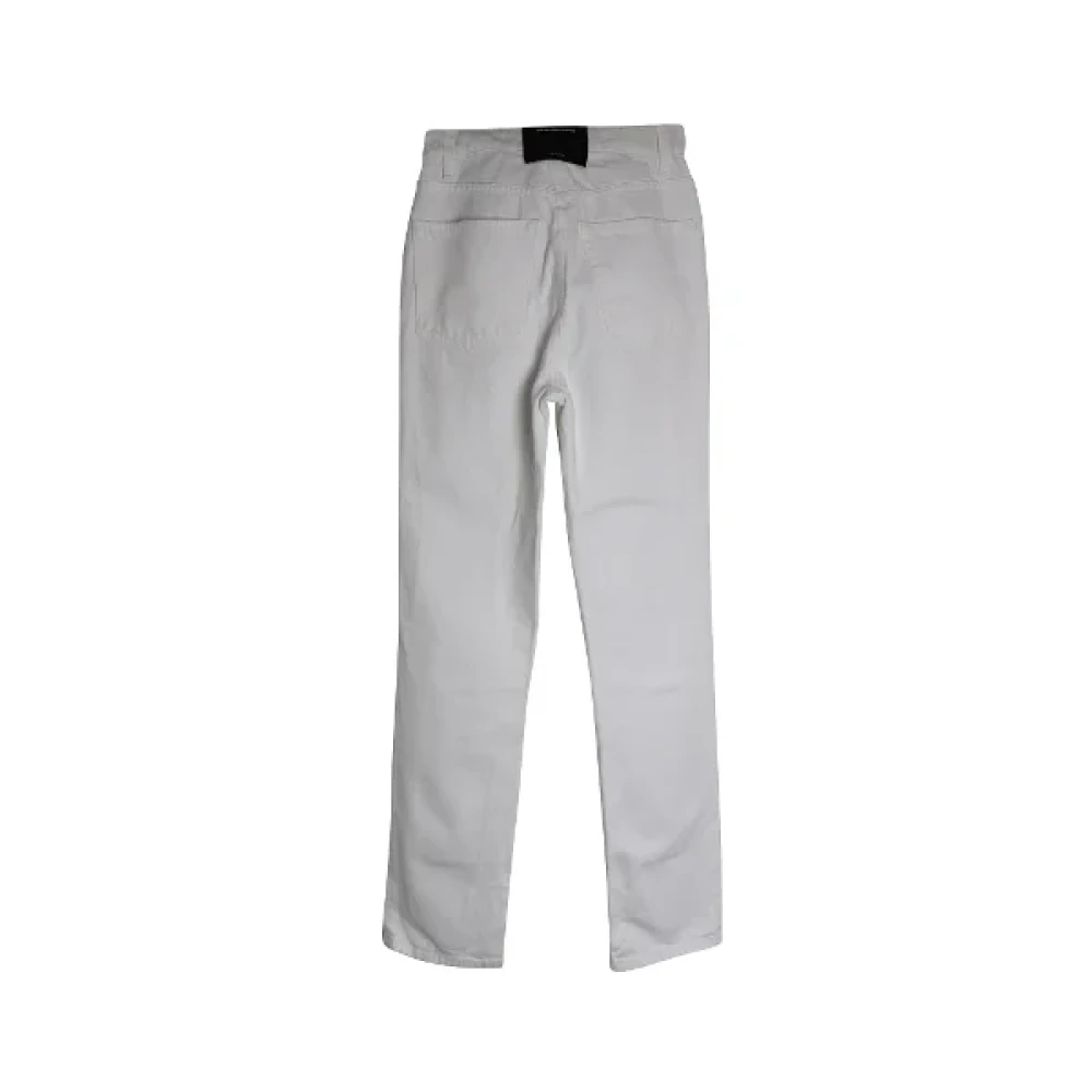 Alexander Wang Pre-owned Cotton jeans White Dames