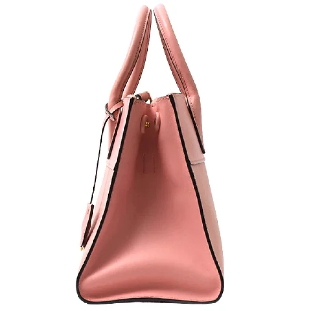 Prada Vintage Pre-owned Leather prada-bags Pink Dames