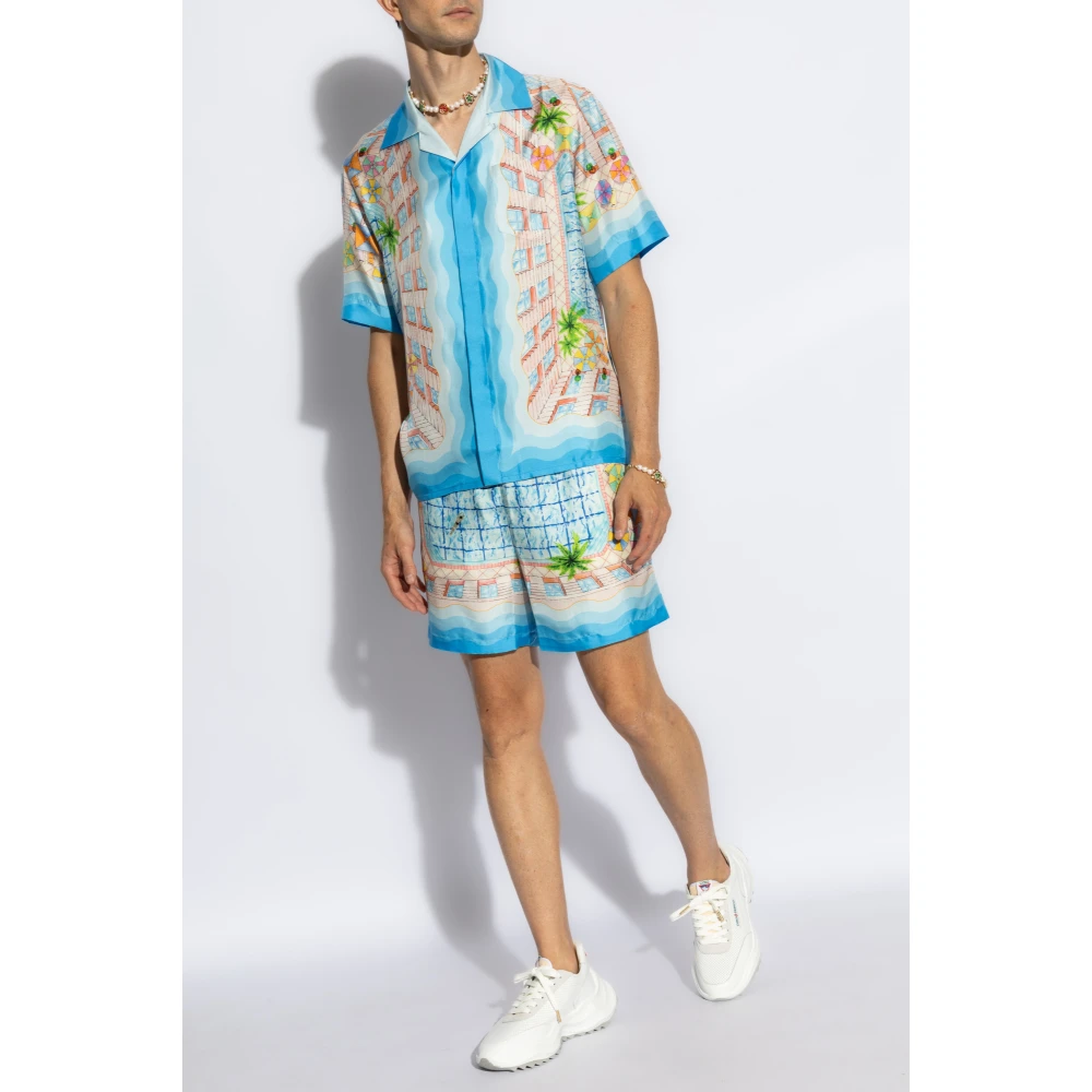 Casablanca Zijden Overhemd Multicolor Heren