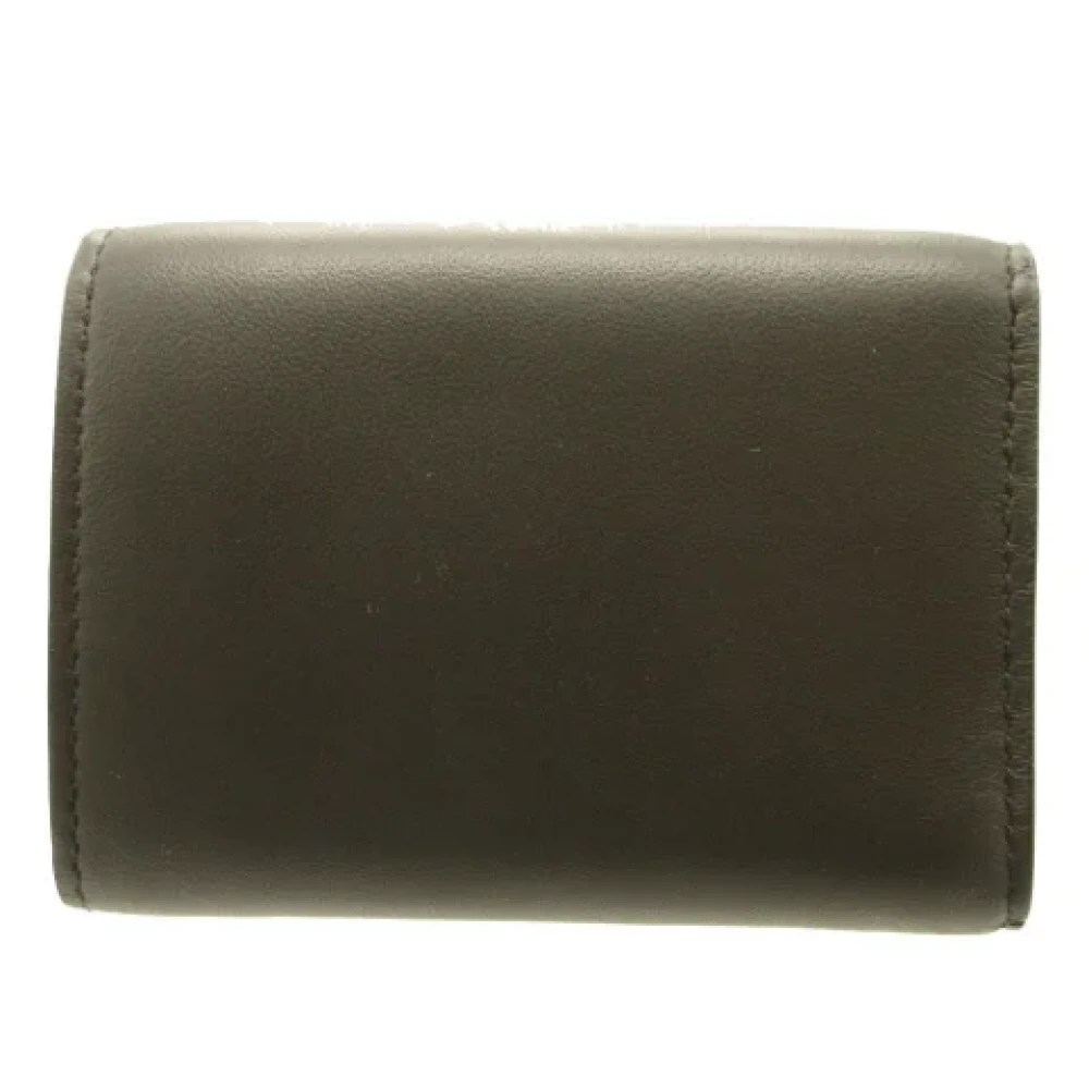 Bottega Veneta Vintage Pre-owned Leather wallets Green Dames