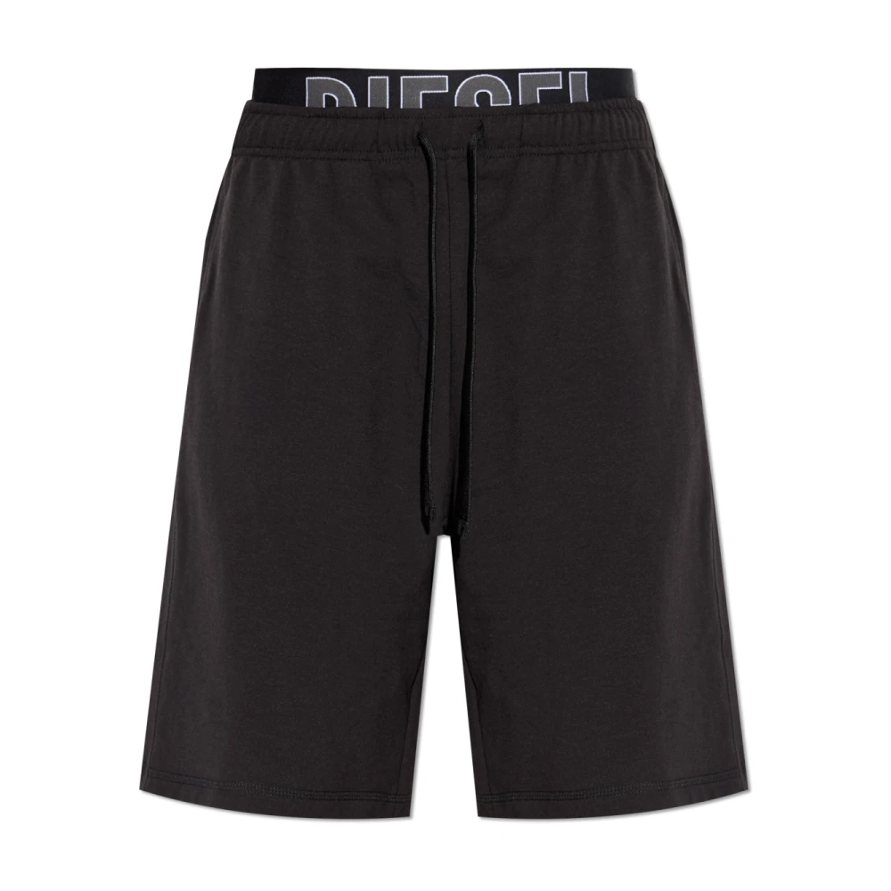 Diesel Uomo Nero Pantaloncini, 2XL, New,
