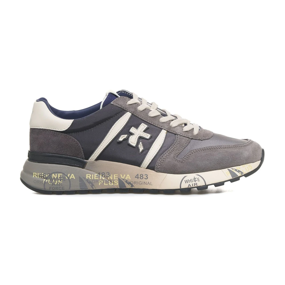 Premiata Men's Gray Sneakers,, Grey Trainers Aw24 Size 11 Uk