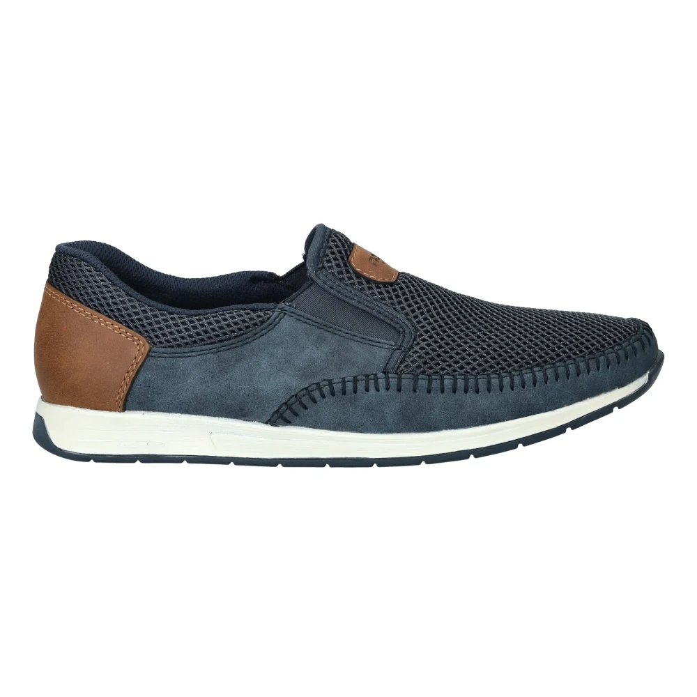 Rieker Slip-On Schoen Heren Schoenen Blauw