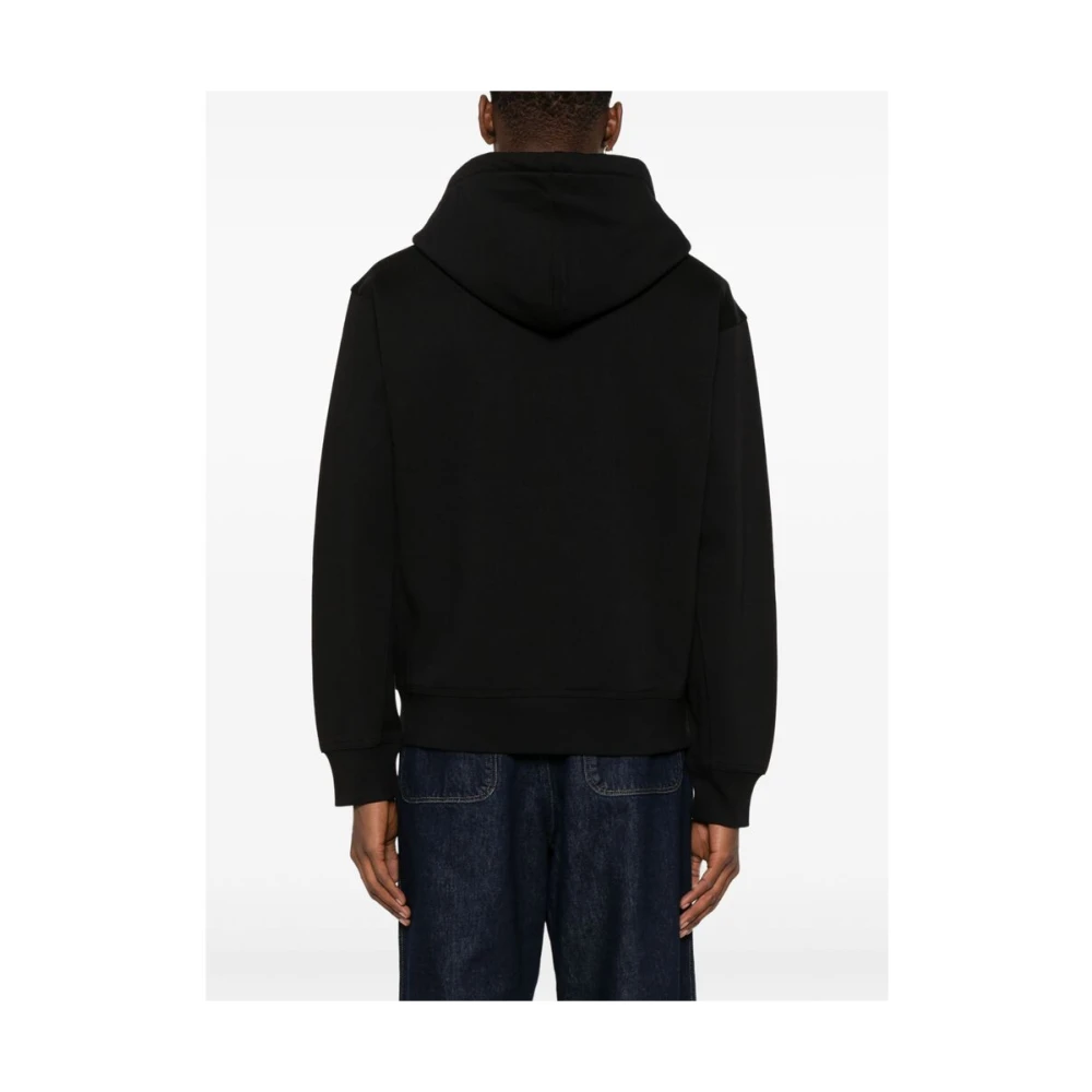 Carhartt WIP Zwarte Fleece Sweatshirt met Rits Black Heren
