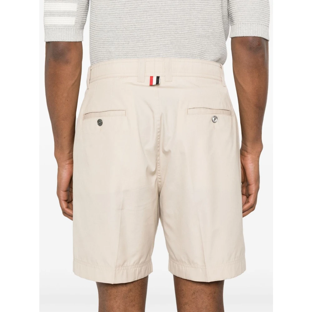 Thom Browne Klassieke Shorts voor Mannen Beige Heren