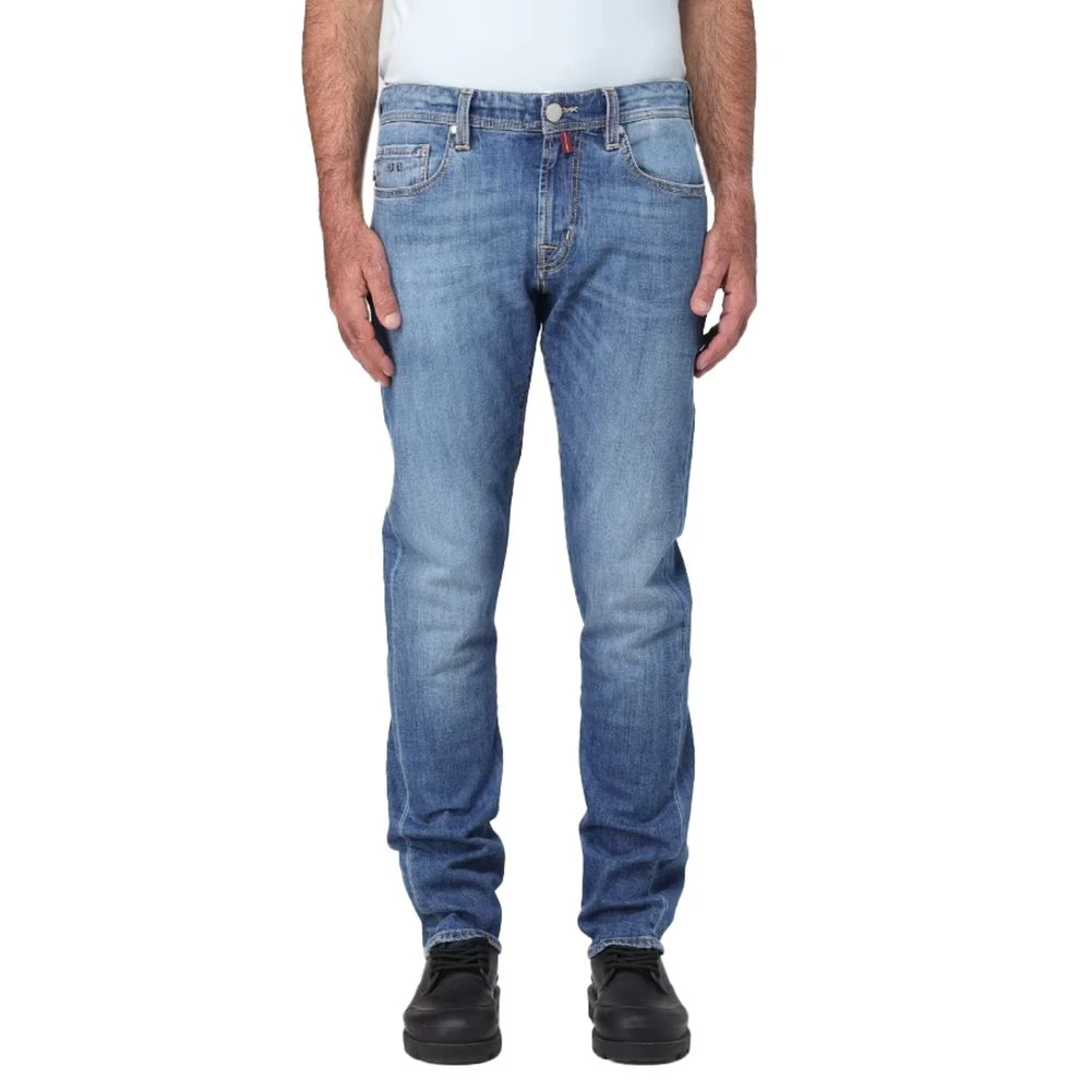 Tramarossa Blauwe Katoenen Jeans & Broek Blue Heren