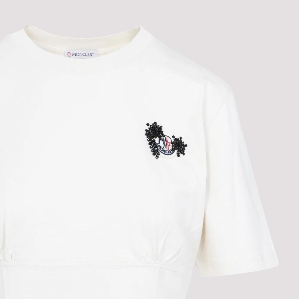 Moncler Stijlvol T-shirt voor mannen White Dames