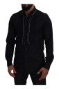 chemise-slim-fit-en-coton-noir