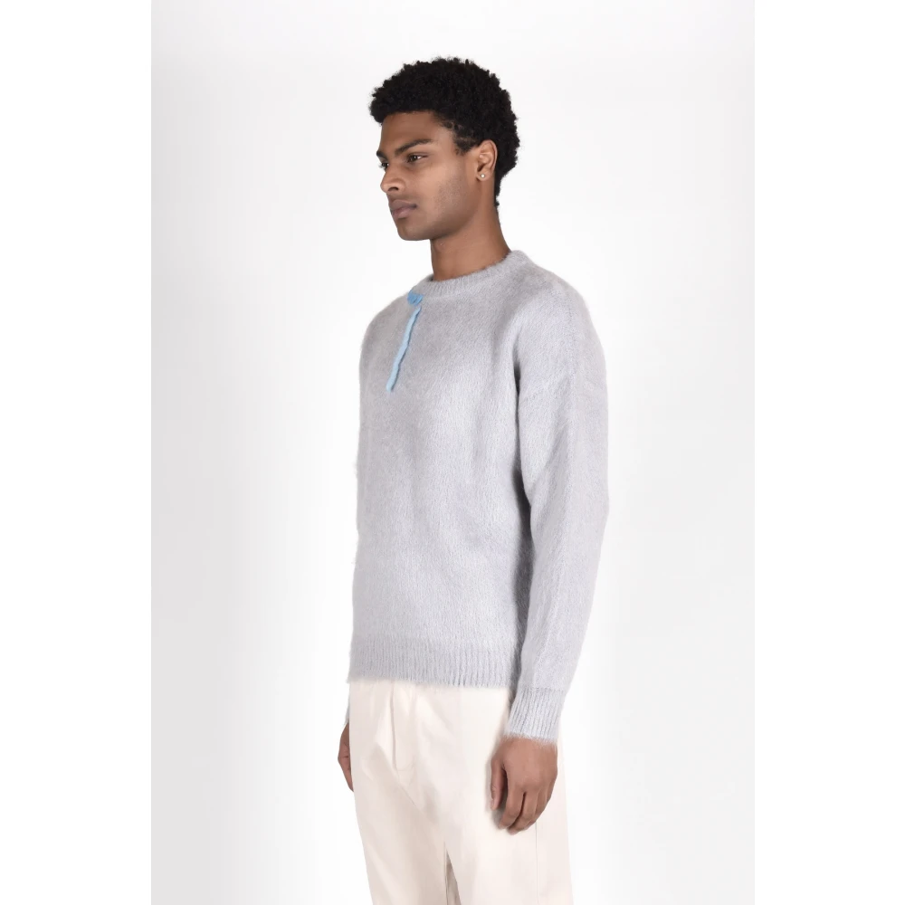 Bonsai Comfortabele Gebreide Kleding voor Alle Seizoenen Gray Heren