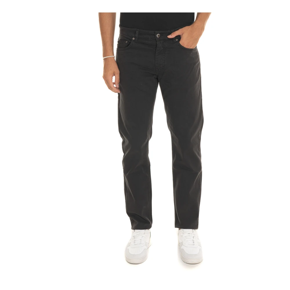 Harmont & Blaine Slim Fit Casual Broek Black Heren