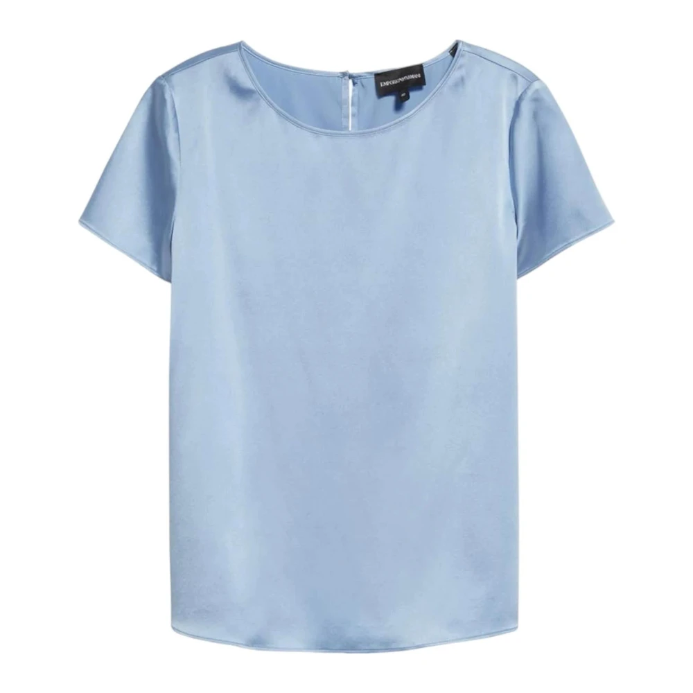Emporio Armani Damen Blau Blusen & Hemden, Mgröße: