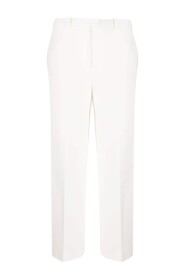 Białe Spodnie ze Stylem/Modelem
