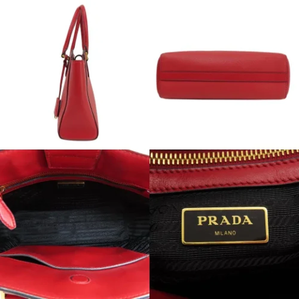 Prada Vintage Pre-owned Fabric prada-bags Red Dames