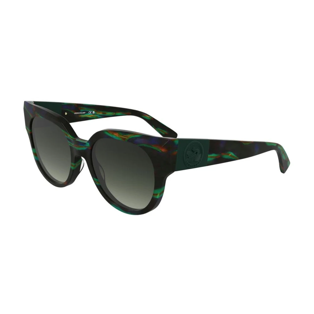Longchamp Women's Black Acetate Sunglasses With Gradient Lenses