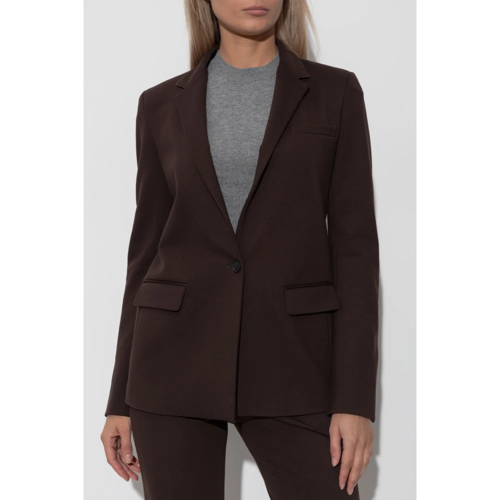 Fabiana Filippi Blazer met zakken Brown Dames