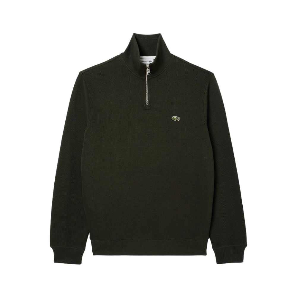 Lacoste Green Turtleneck Sweatshirt - Male - Sweatshirts - Xs - Sweatshirts & Hoodies