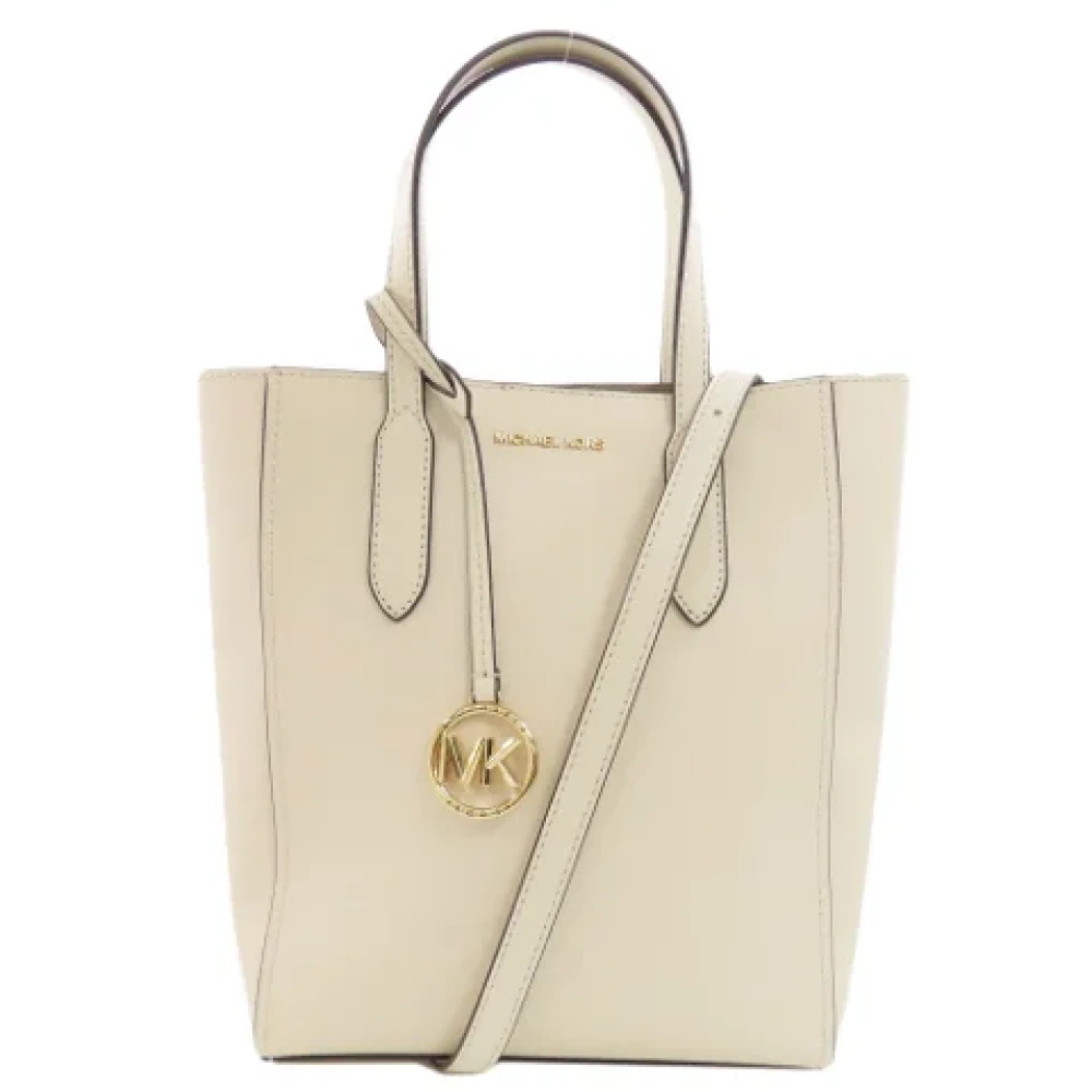 Michael Kors Pre-owned Canvas shoulder-bags White Dames