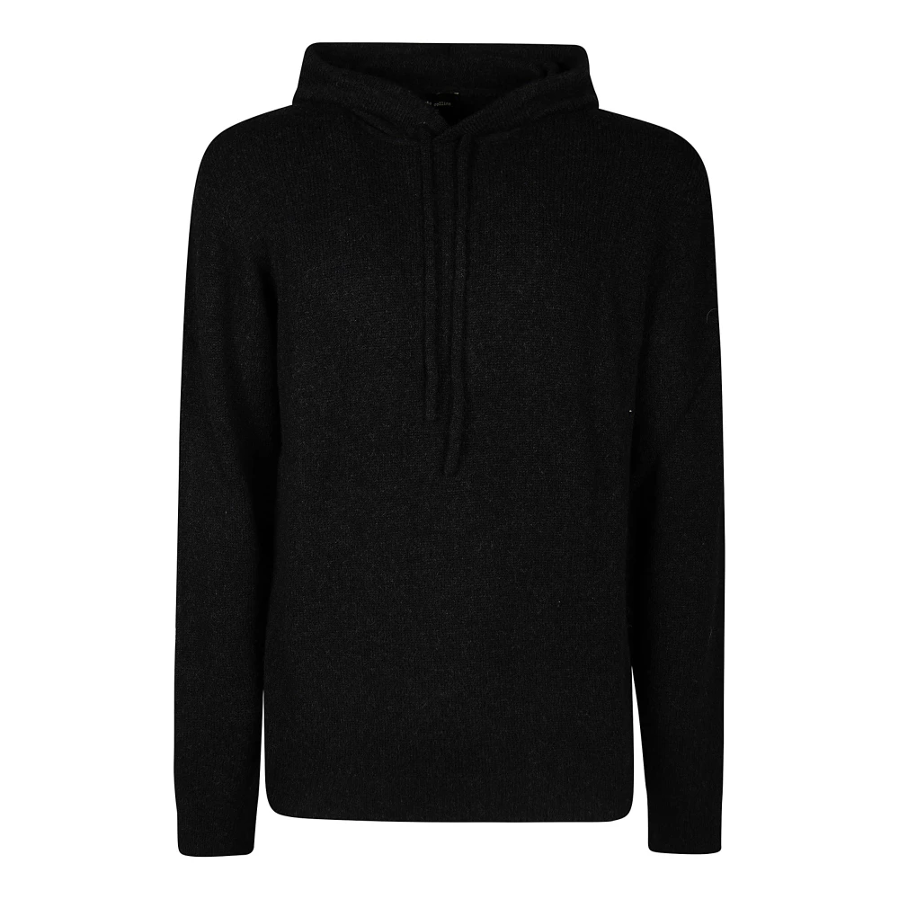 Roberto Collina Zwarte Sweaters voor Mannen Black Heren