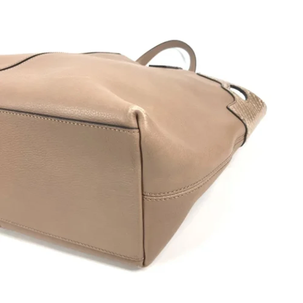 Cartier Vintage Pre-owned Leather shoulder-bags Beige Dames
