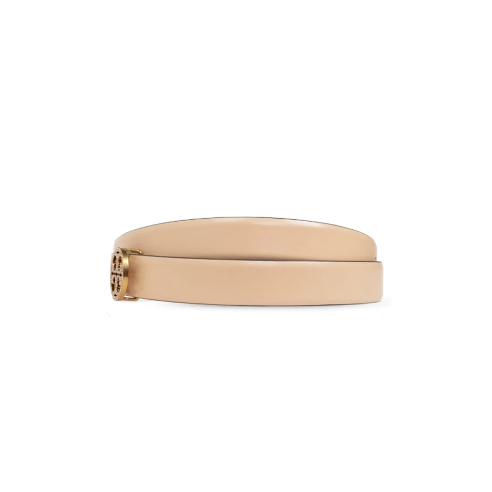 TORY BURCH Kristalversierde Beige Riem Beige Dames