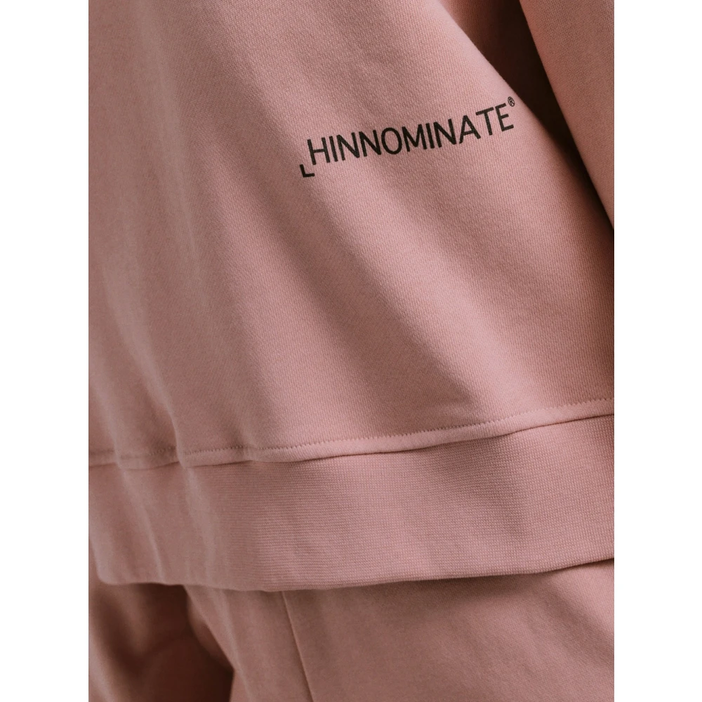 Hinnominate Roze hoodie met voorprint Pink Dames