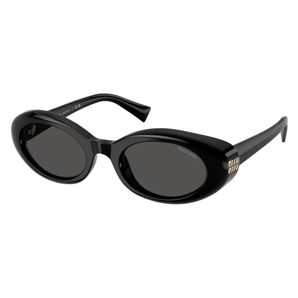 Miu Miu , Sunglasses, Female, Black, 52 Mm, Oval Sunglasses - Image 4