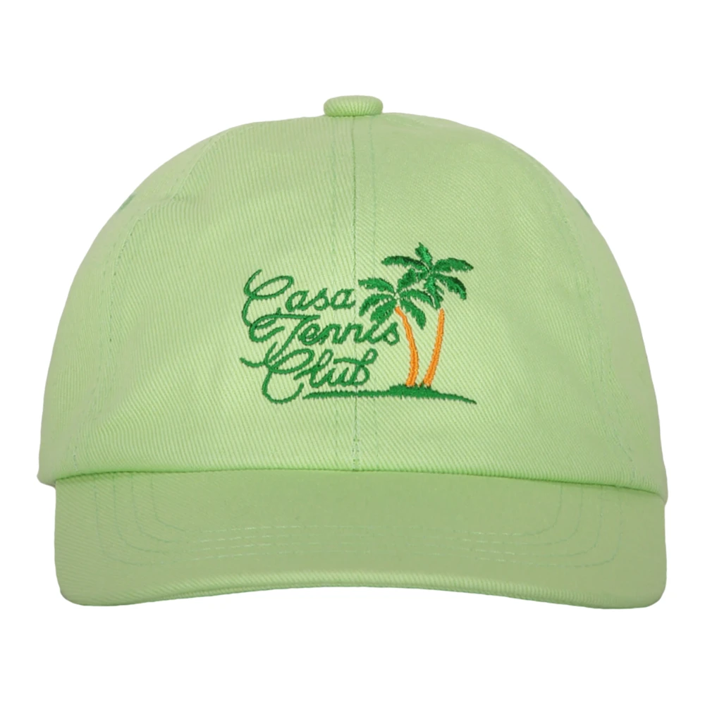 Casablanca Geborduurde Baseballpet met Stijve Klep Green Dames