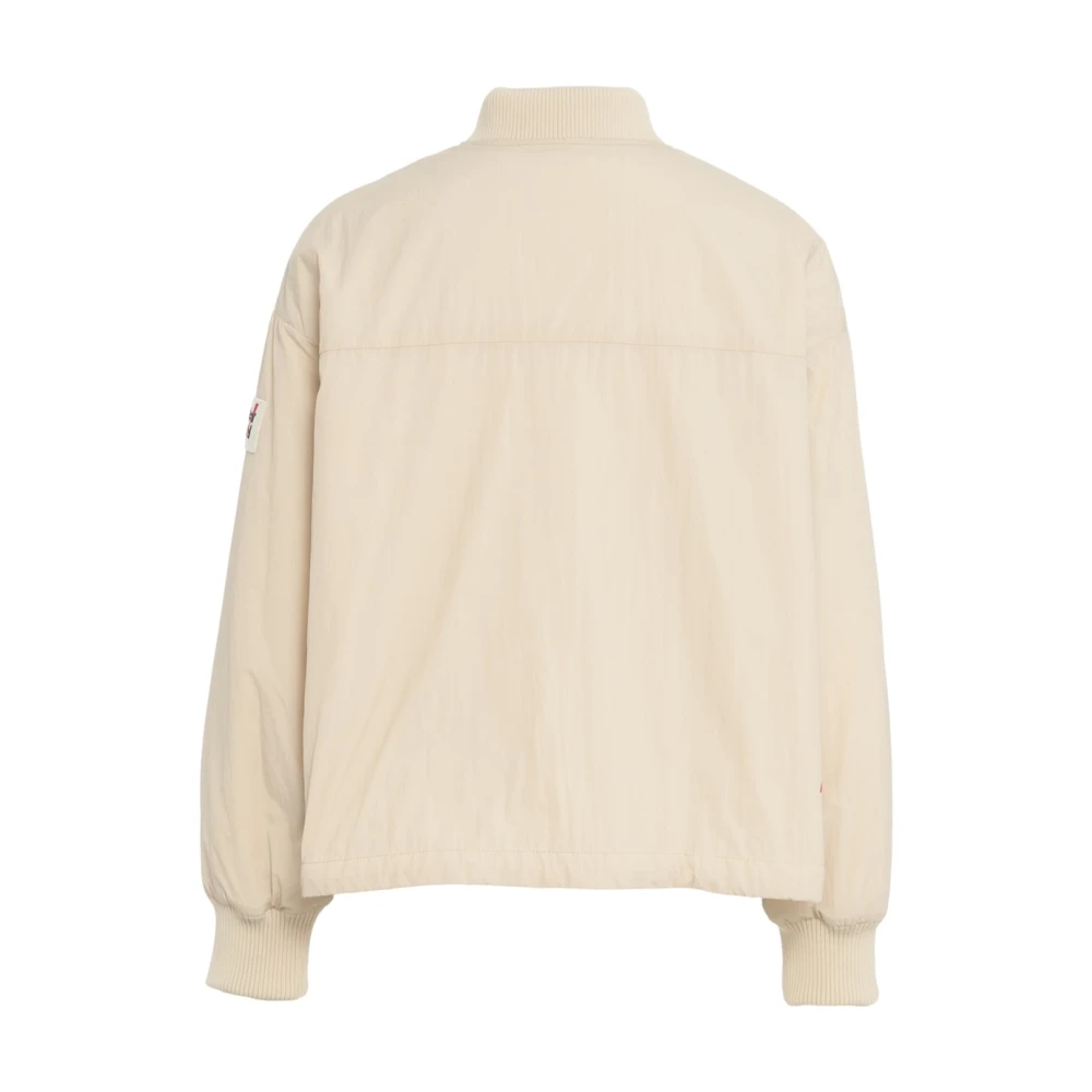 Afterlabel Beige Gewatteerde Bomberjack Beige Dames