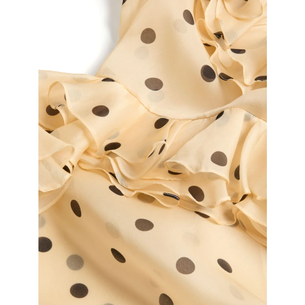 Valentino Garavani Stijlvolle Jurken Collectie Beige Dames