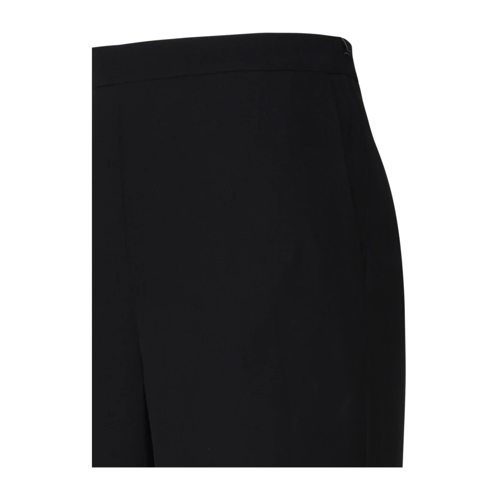pinko Zwarte broek met elastische taille Black Dames
