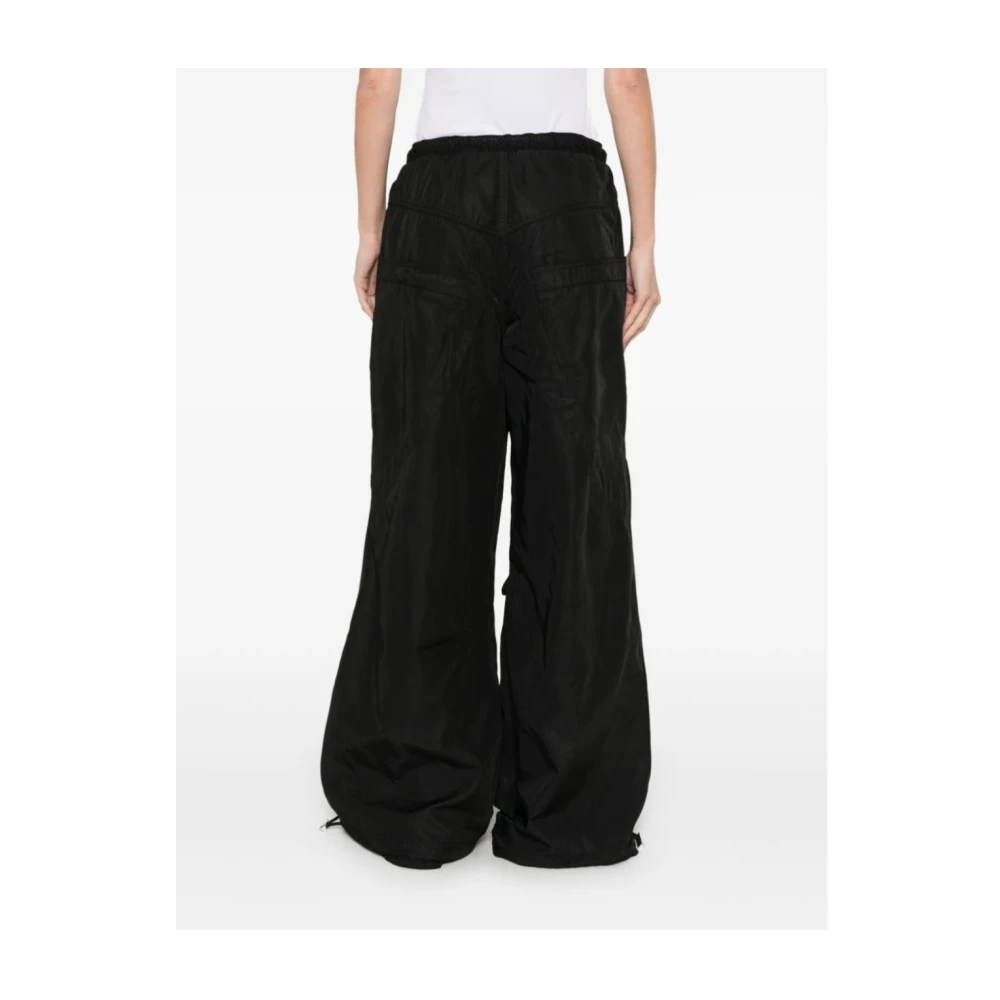 The Attico Wijde Broek Pant 100 Black Dames