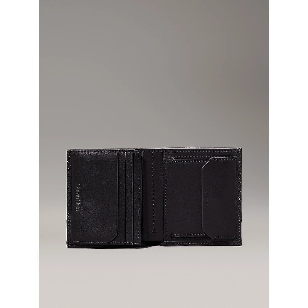 Calvin Klein Heren Logo Portemonnee Nano Mono Black Heren