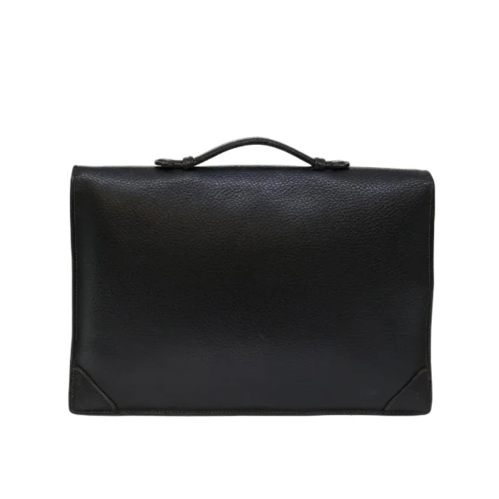 Loewe Pre-owned Leather handbags Black Dames