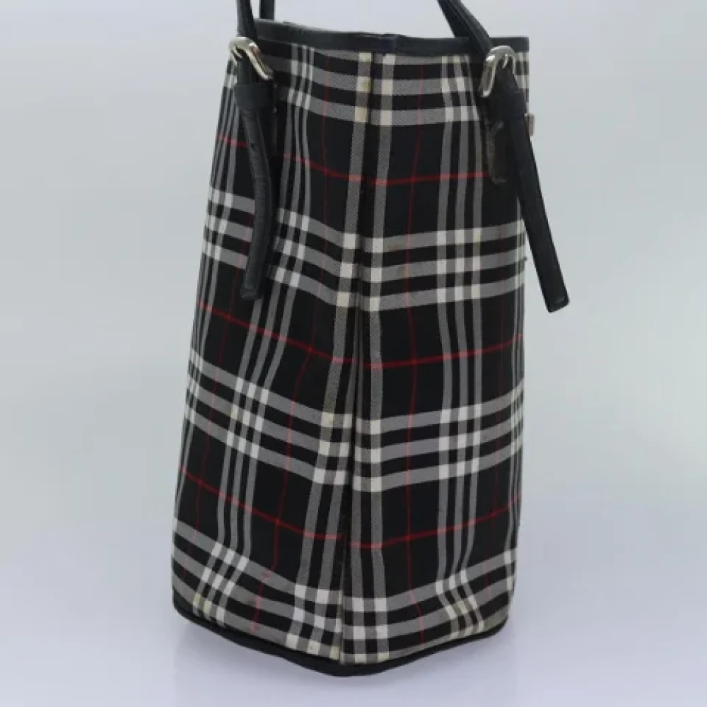 Burberry Vintage Pre-owned Fabric handbags Black Dames