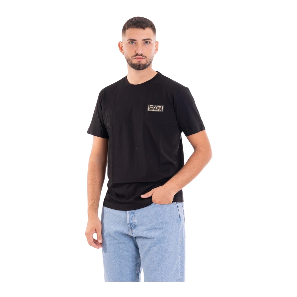 Emporio Armani EA7 Casual Logo T-Shirt Black Heren