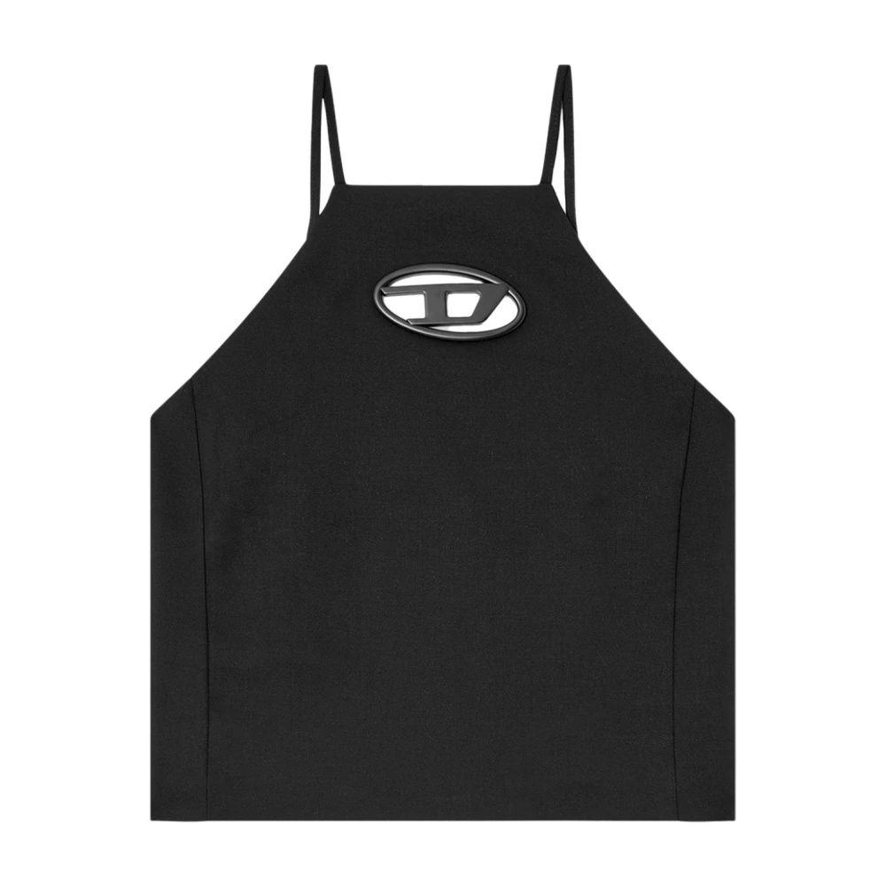 Diesel Chique T-wilit Top voor Vrouwen Black Dames