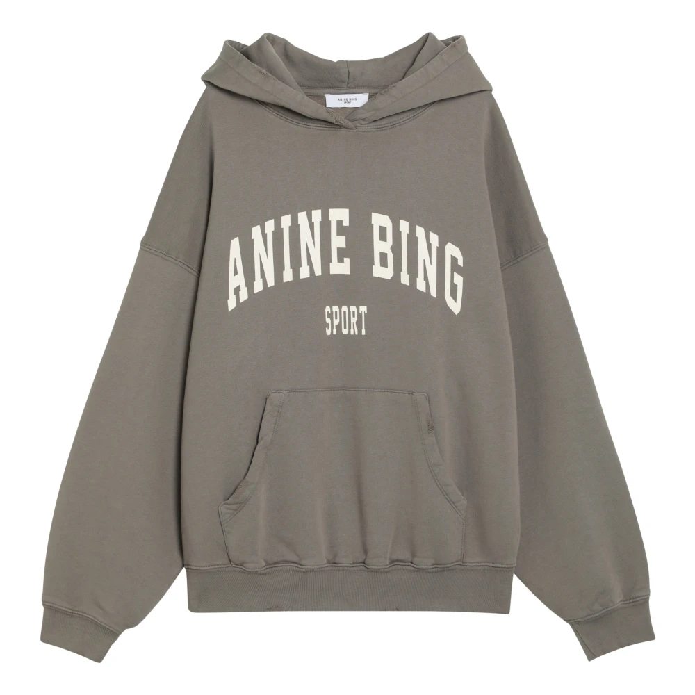 Anine Bing Hoodie Green Dames