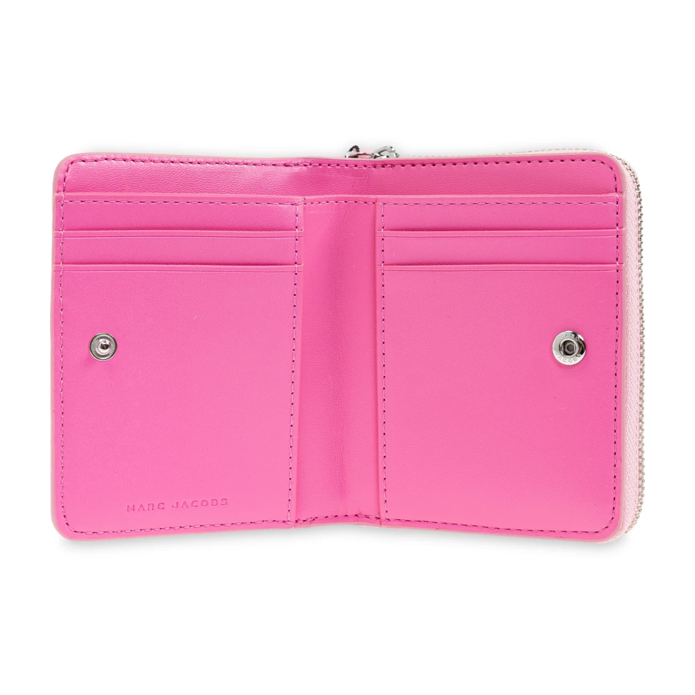 Marc Jacobs Portemonnee The Marc Mini Pink Dames