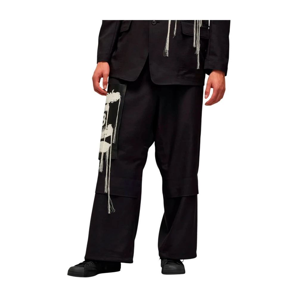 Y-3 Sportieve Utility Casual Broek Black Heren