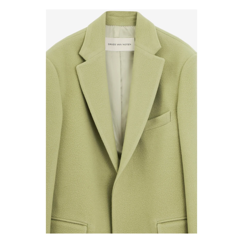 Dries Van Noten Stijlvolle Jassen voor elke gelegenheid Green Heren