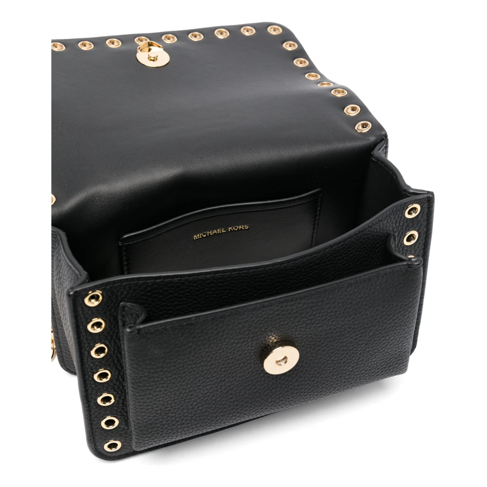 Michael Kors Zwarte Claire Elegante Schoudertas Black Dames